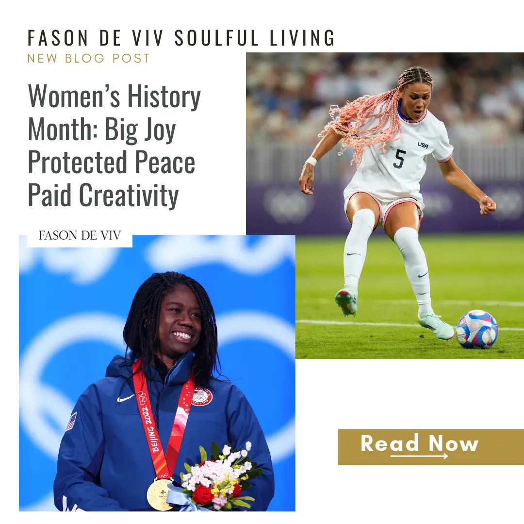 Women's History Month FASON DE VIV Soulful Living 