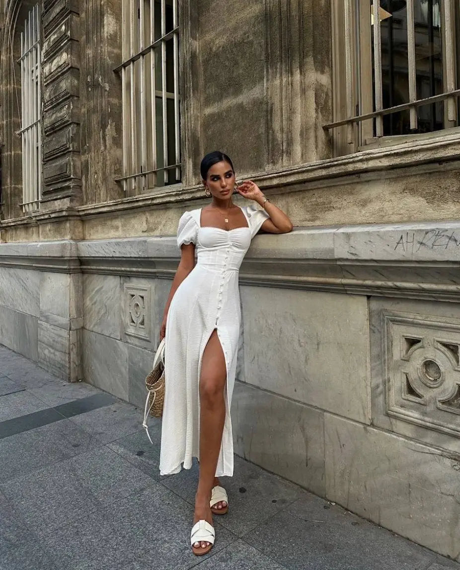 CASUAL MIDI DRESS FASON DE VIV 