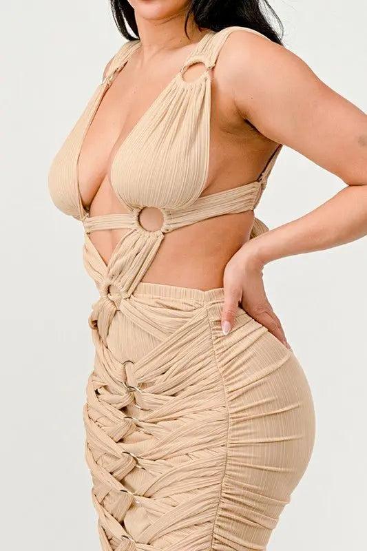 AAliyah Mystique Pleated Gown - Fason De Viv