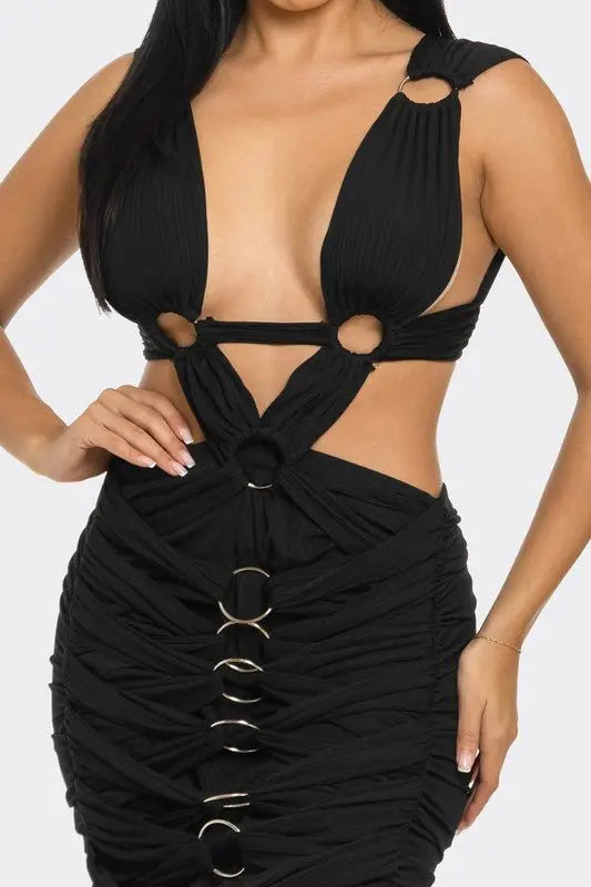 AAliyah Mystique Pleated Gown - Fason De Viv