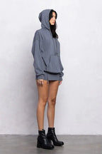 Aaliyah hoodie and mini skort set - Fason De Viv
