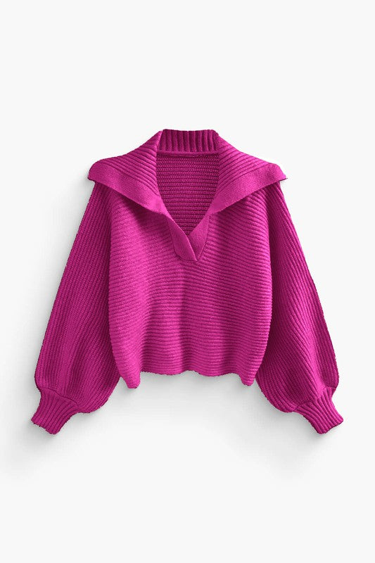 Alia Ribbed Knit Sweater