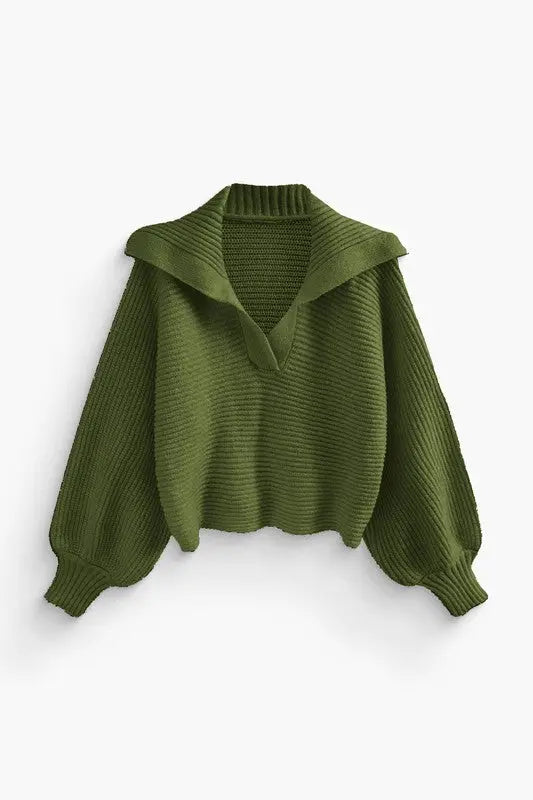 Alia Ribbed Knit Sweater