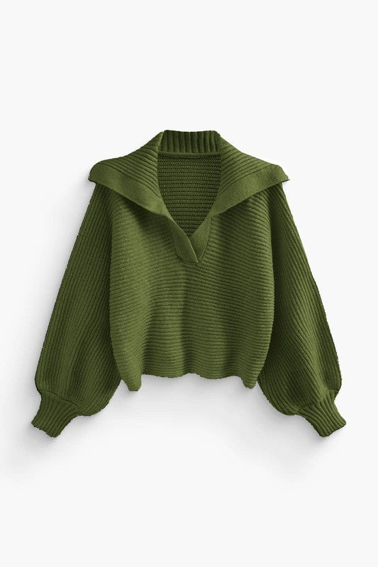 Alia Ribbed Knit Sweater