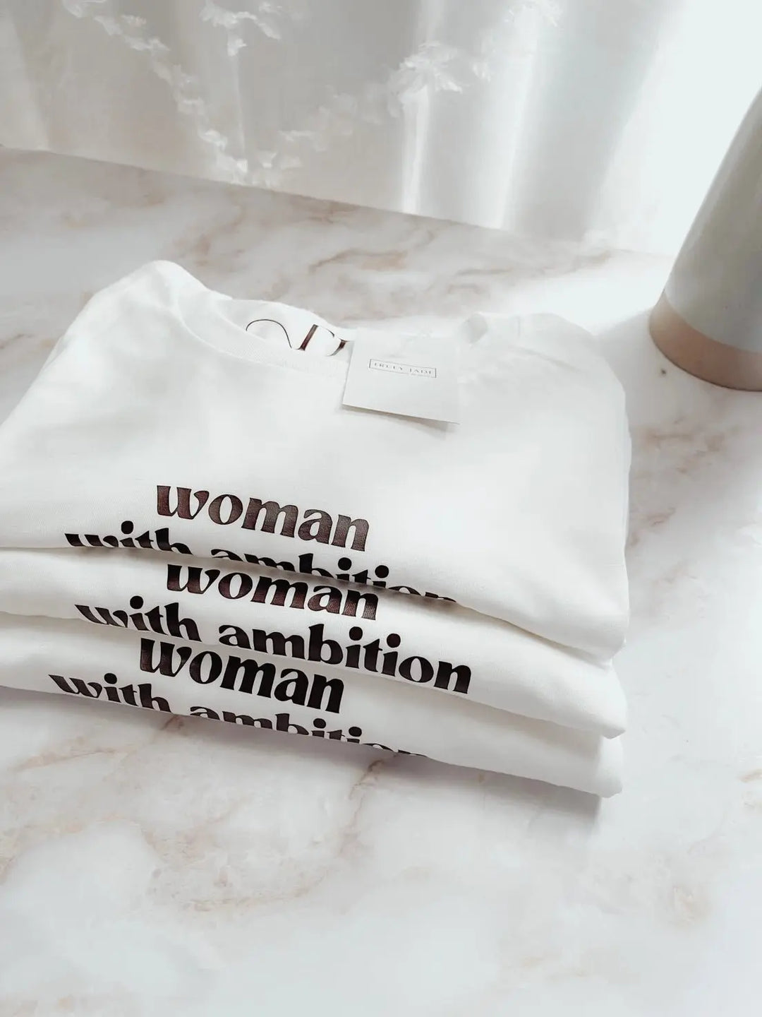 Woman with Ambition T - shirt - Fason De Viv