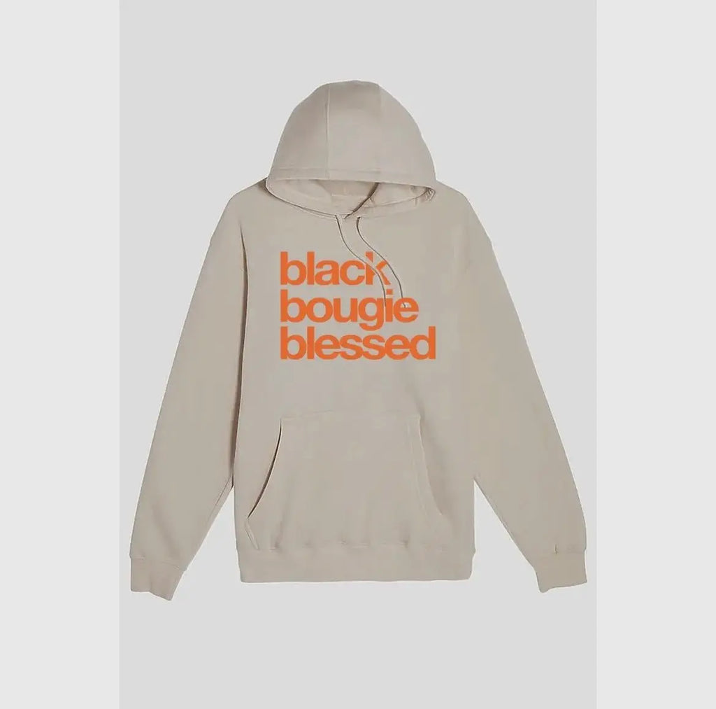 Black Bougie blessed graphic hoodie - Fason De Viv