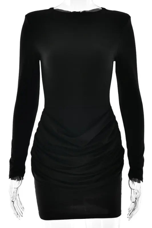 Bodycone pleated Mini Dress - Fason De Viv