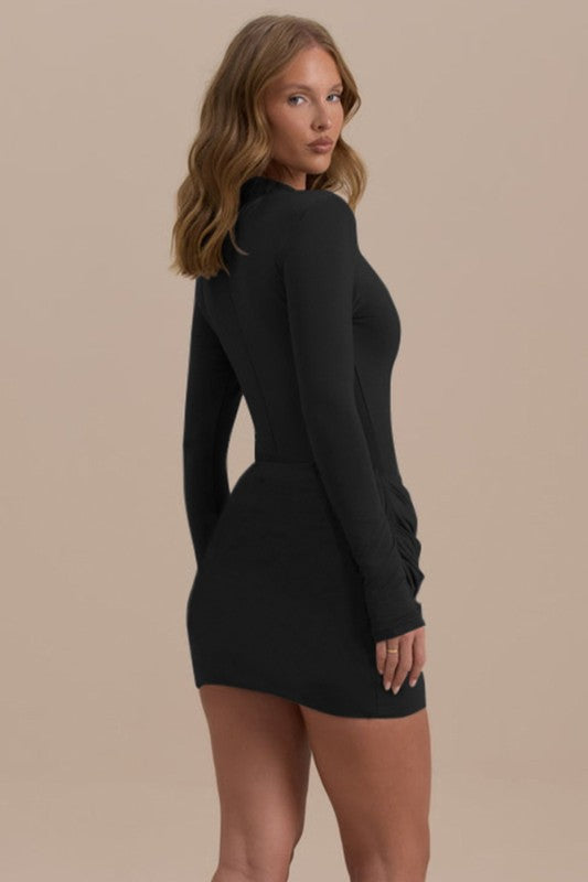 Bodycone pleated Mini Dress