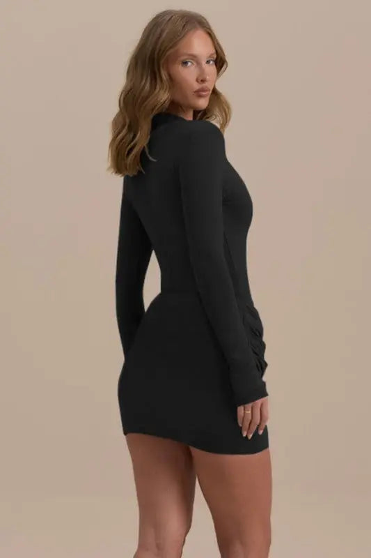 Bodycone pleated Mini Dress - Fason De Viv