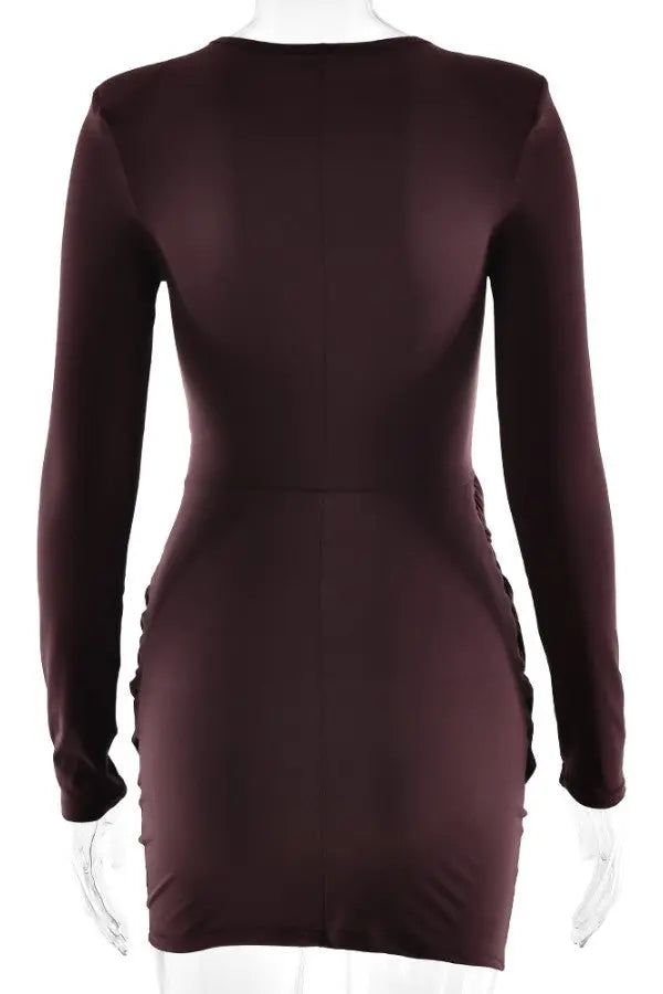 Bodycone pleated Mini Dress
