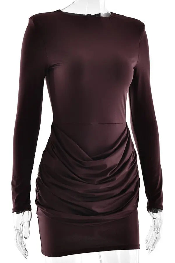 Bodycone pleated Mini Dress