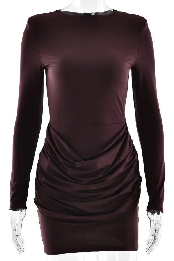 Bodycone pleated Mini Dress