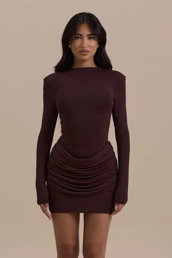 Bodycone pleated Mini Dress