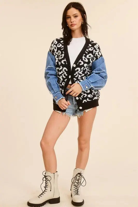 Bri LEOPARD CARDIGAN - Fason De Viv