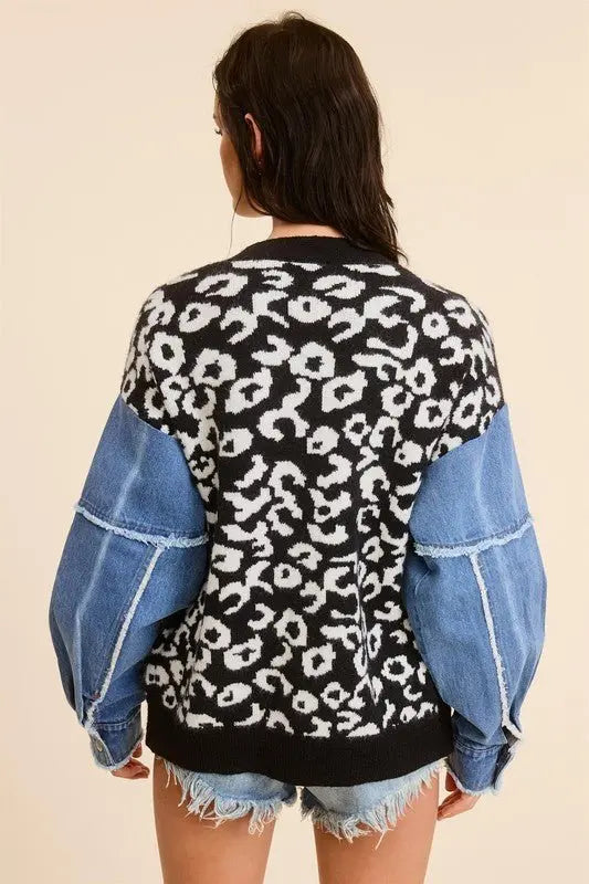 Bri LEOPARD CARDIGAN - Fason De Viv