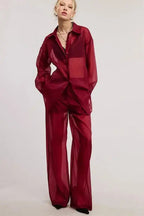 Bri Sheer Blouse - Fason De Viv