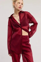 Bri Sheer Blouse - Fason De Viv