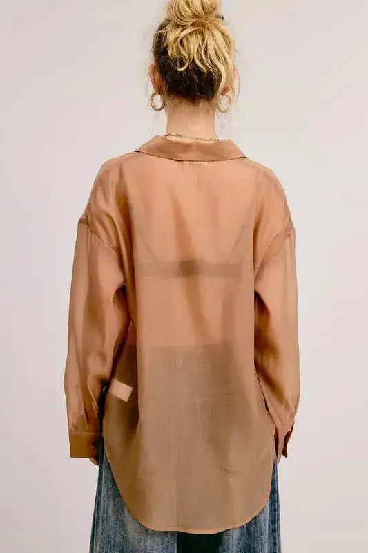 Bri Sheer Blouse - Fason De Viv