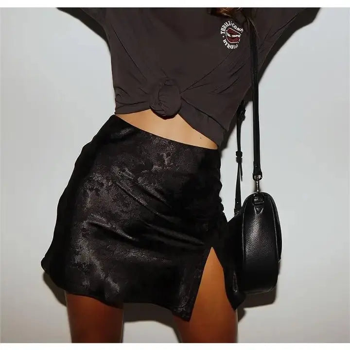 Bri jacquard mini skirt - Fason De Viv