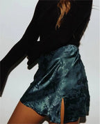Bri jacquard mini skirt - Fason De Viv