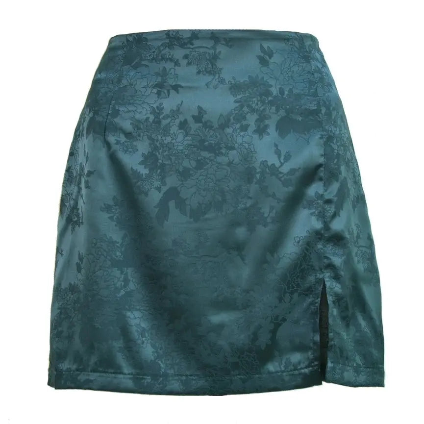Bri jacquard mini skirt - Fason De Viv