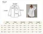 Bri White Lapel Collar Botton Down Shirt - Fason De Viv