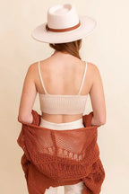 Contour Rib Knit Brami Lounge Top - Fason De Viv