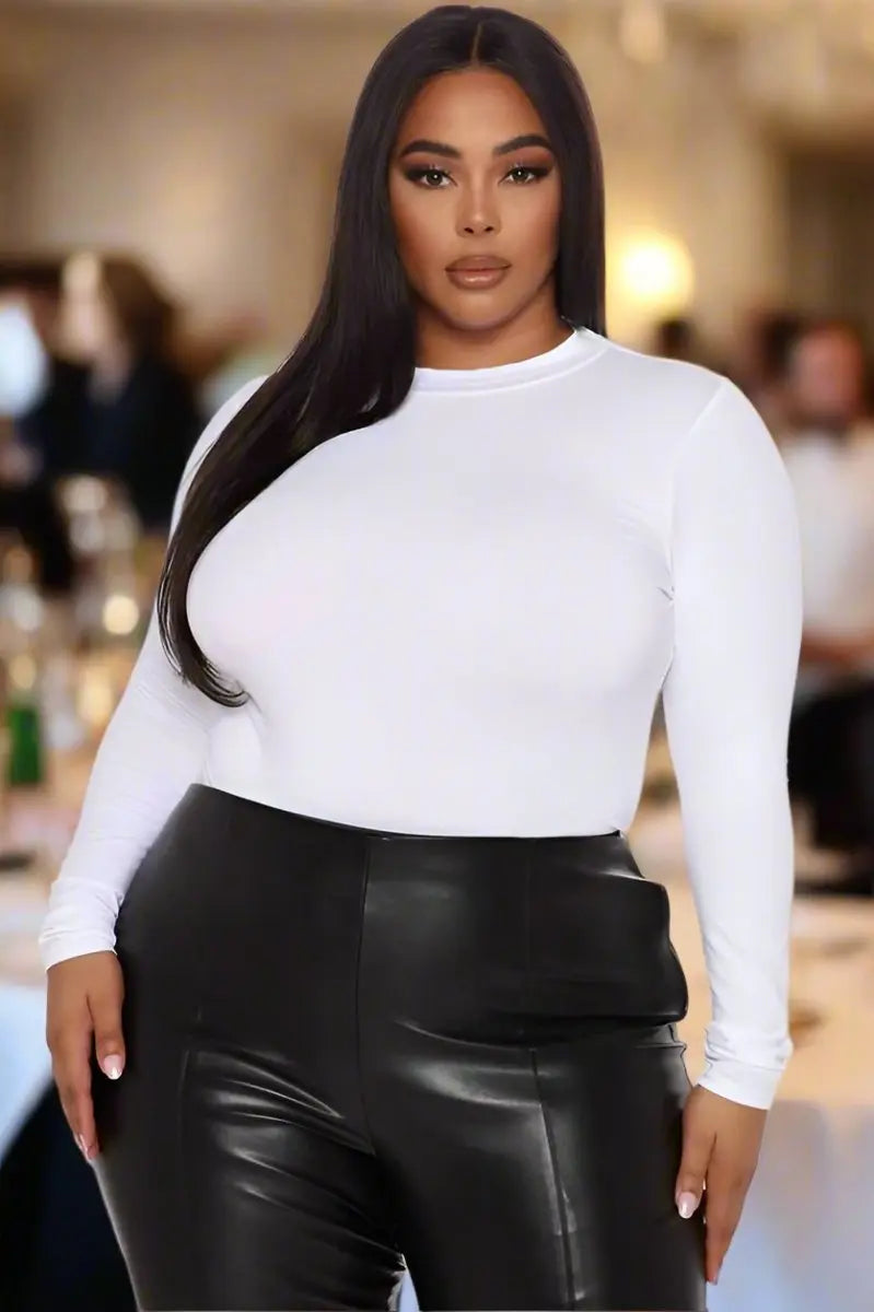 Curvy CREWNECK BODYSUITS - Fason De Viv
