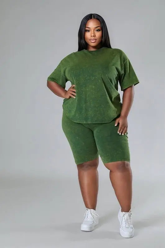 EBONI Biker short set - Outfit Sets from Good Time USA