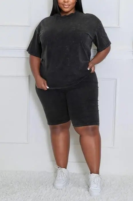 EBONI Biker short set - Fason De Viv