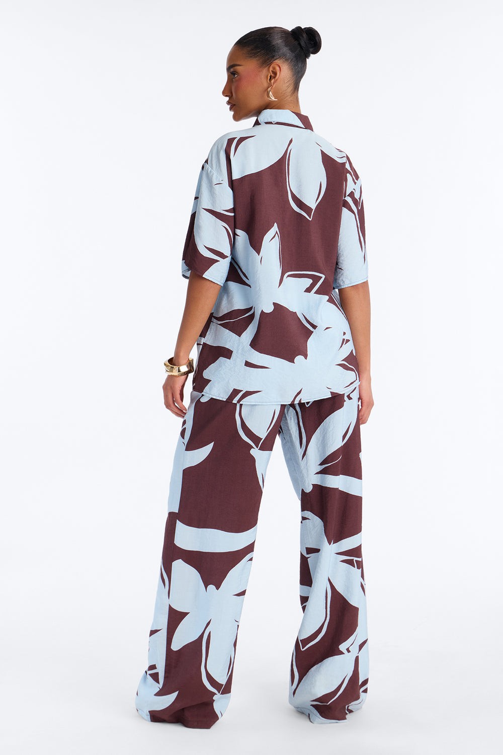 EVE Flora Print Shirt Set