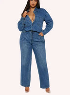 Denim Jumpsuit FASON DE VIV 