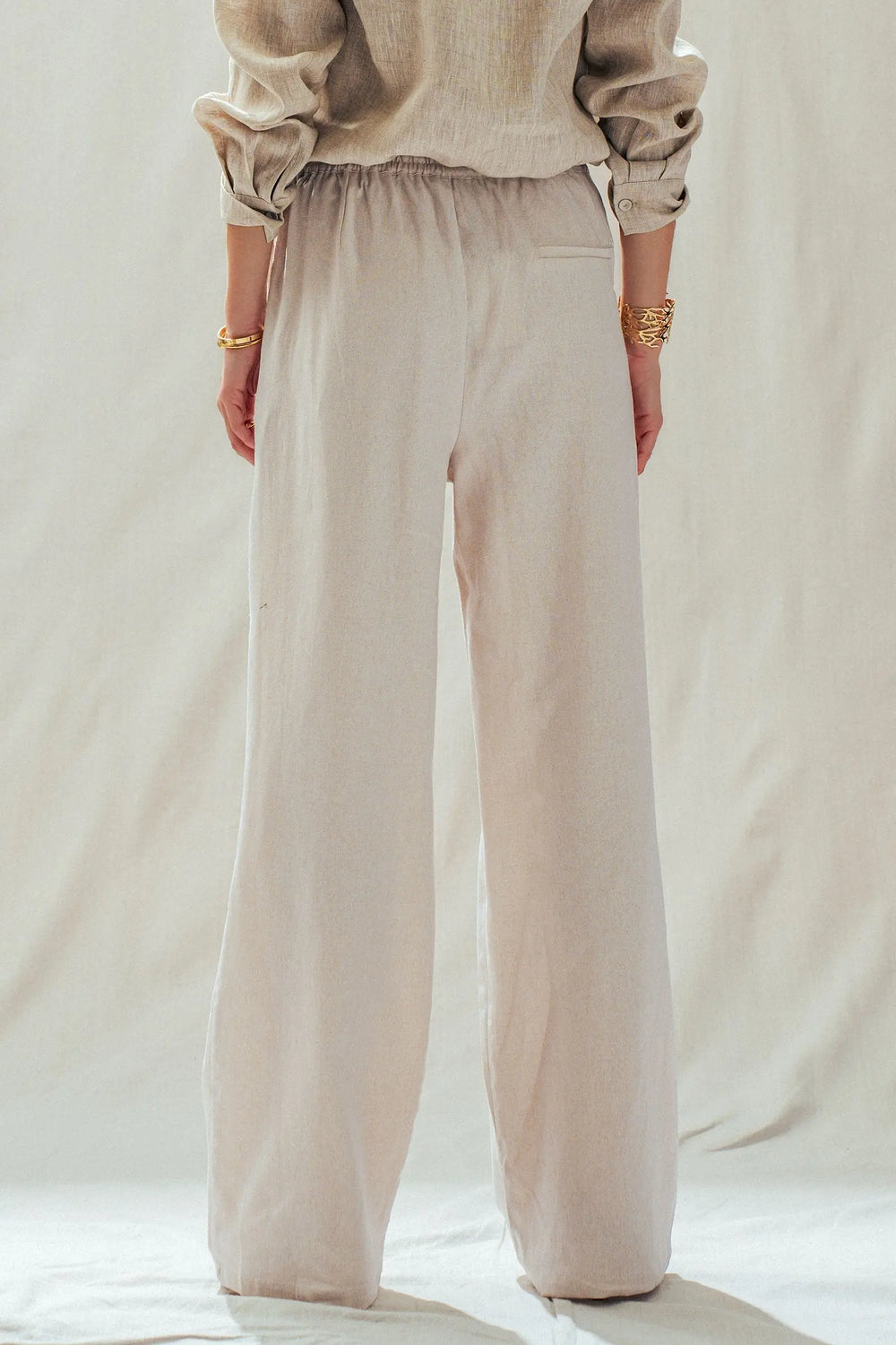 Effortless Chic Linen Lounge Pant - Lounge Pants from Fason De Viv