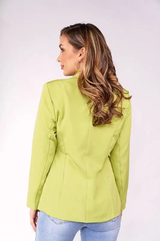 Green Avocado Blazer - Fason De Viv