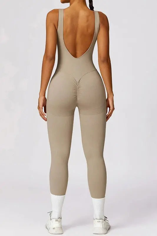 Hip - lifting long leggings skinny yoga jumpsuits - Fason De Viv