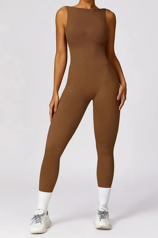 Hip - lifting long leggings skinny yoga jumpsuits - Fason De Viv