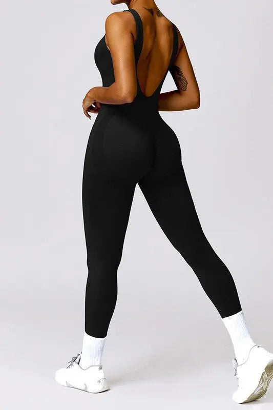 Hip - lifting long leggings skinny yoga jumpsuits - Fason De Viv