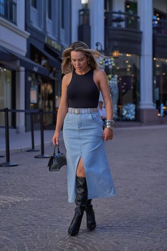 Judy Denim skirt - Fason De Viv