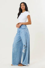 Judy High waisted wide leg jeans - Fason De Viv