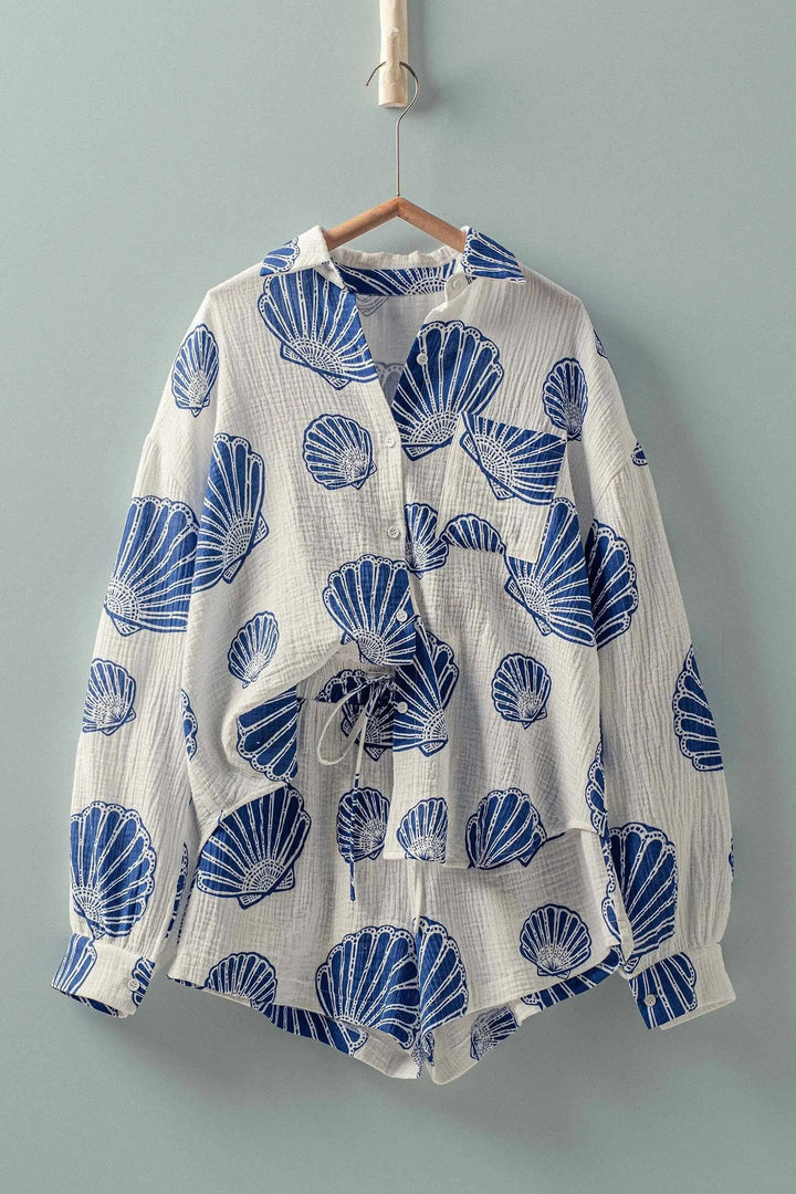 Lora Shell Shirt Set