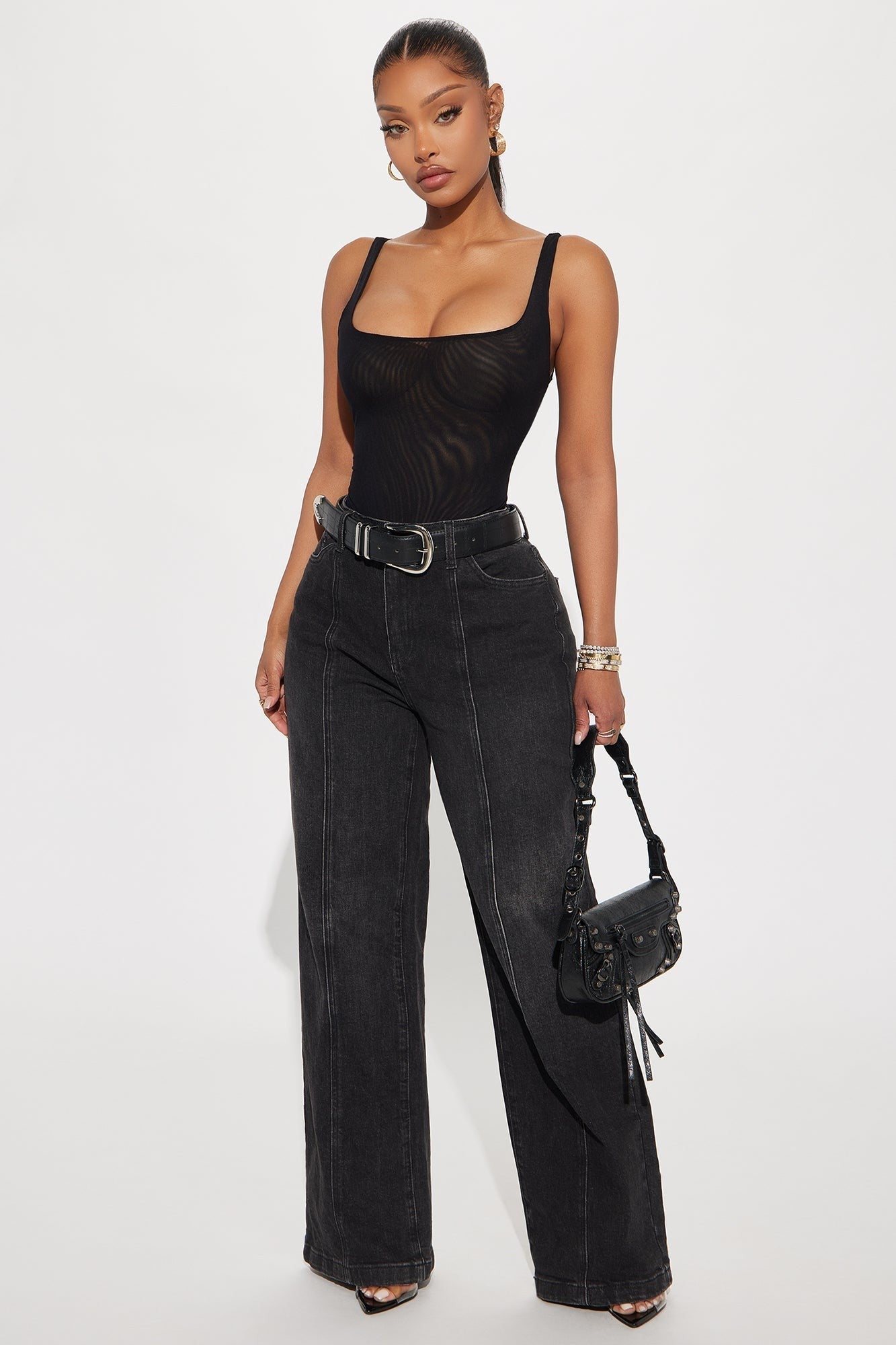 Mesh Thong Bodysuits