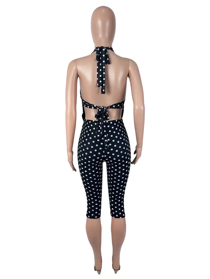 Polka Dot Halter Set - Outfit Sets from Sunsun Island