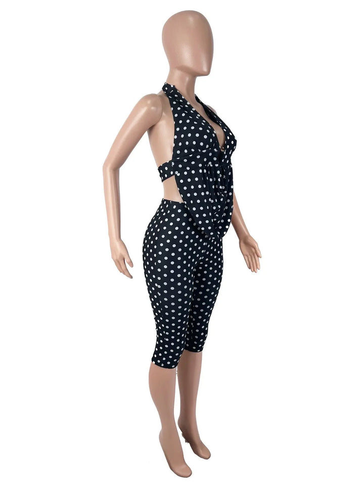 Polka Dot Halter Set - Outfit Sets from Sunsun Island