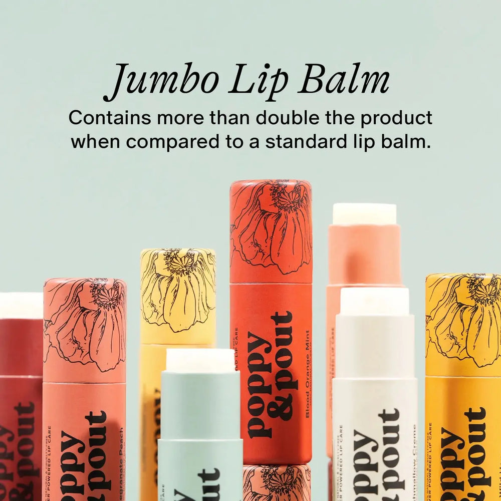 Poppy & Pout Pomegranate Peach Lip Balm - Lip Balms from Poppy