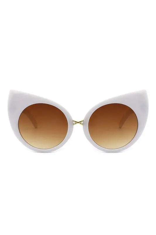 Retro High Pointed Fashion Cat Eye Sunglasses - Fason De Viv