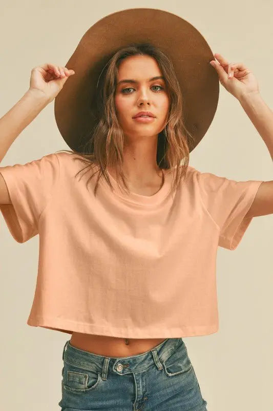 Short Crop Tee - Zen Basic - Fason De Viv