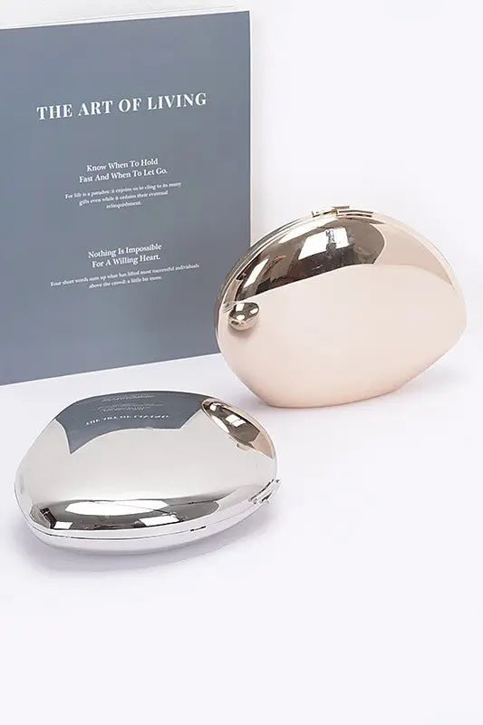 Simmer Metal Clutch - Clutch Bags from H&amp;D Accessories