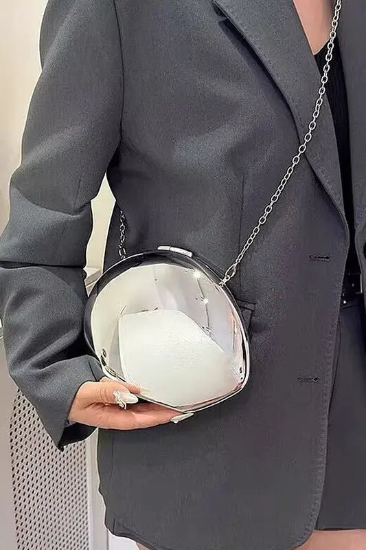 Simmer Metal Clutch - Clutch Bags from H&amp;D Accessories