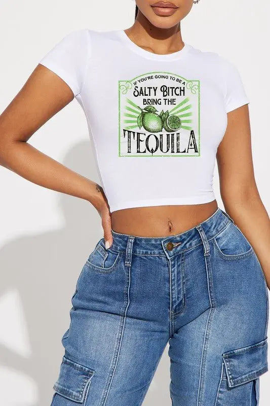 Tequila crop top - Fason De Viv