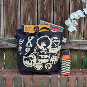 Tote Bag - Power Button (Hunter Green) - Fason De Viv
